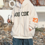 Men Cotton Coat Lambswool Baggy Coat Winter
