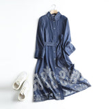 Women Dresses Denim Dress Slimming