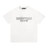 Fog Essentials T Shirts Spring/Summer FOG Pattern Crew Neck Short Sleeves