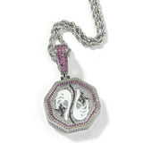 Jewelry Zodiac Pendant Copper Inlaid Zircon Luminous Animal Royalty