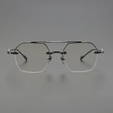 CHH Chrome Hearts Glasses Vintage gold rimless myopia frames