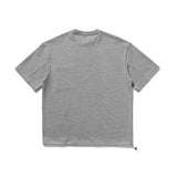 Men T-shirt Solid Color White Pure Cotton Thick