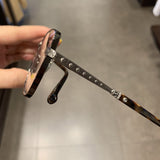 CHH Chrome Hearts Glasses Pure Titanium Square Ultra Light Myopia Glasses Frame