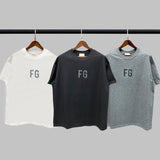 Fog Fear of God Essentials T Shirt Short Sleeve Loose Reflective Colorful Couple T-shirt