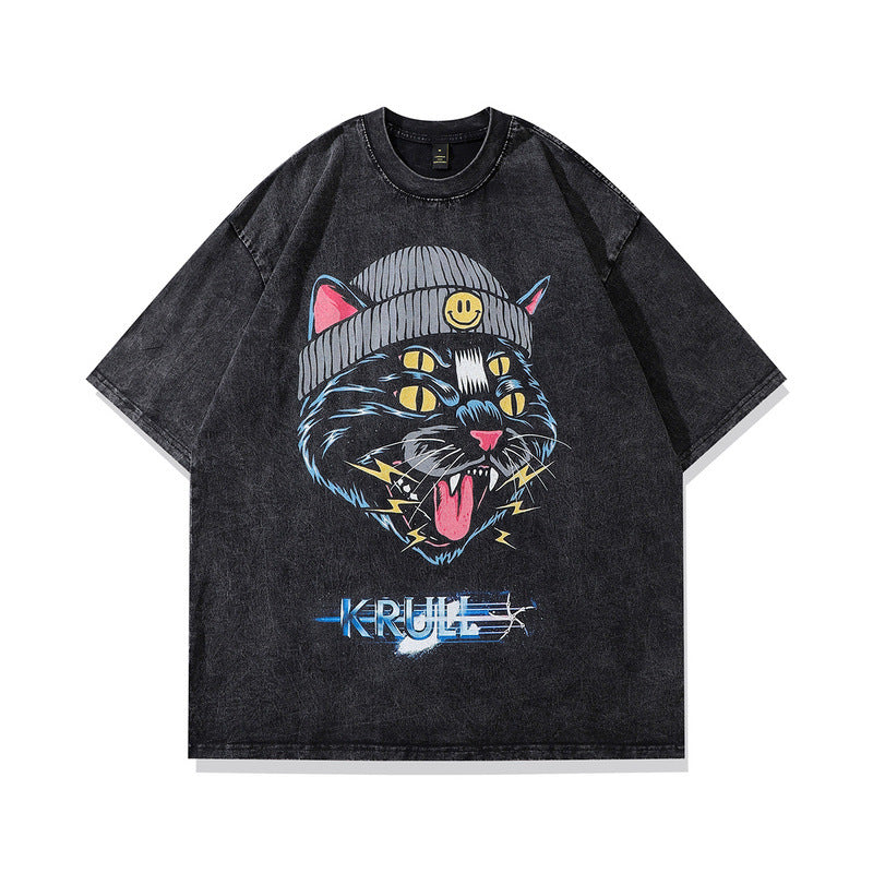 Men's T-Shirt Short-Sleeved T-shirt Men's Hip Hop T-shirt