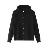 Women Knitted Cardigan Simple Knitting Cardigan Jacket