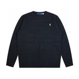 Ralph Lauren Knitted sweaters RL pony logo embroidered twist crew neck long-sleeved knitted sweater