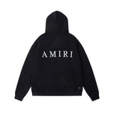 Amiri Hoodie OW Embroidery Letter Hooded Sweater for Men and Women