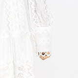 Bohemian Dress Temperament Palace Hollow Embroidery