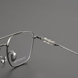CHH Chrome Hearts Glasses Double Beam Ultra Light Titanium Frame Myopia Glasses Frame