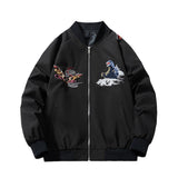 Mens Vintage Jackets Japanese Embroidered Jacket Baseball Suit Flight Suit