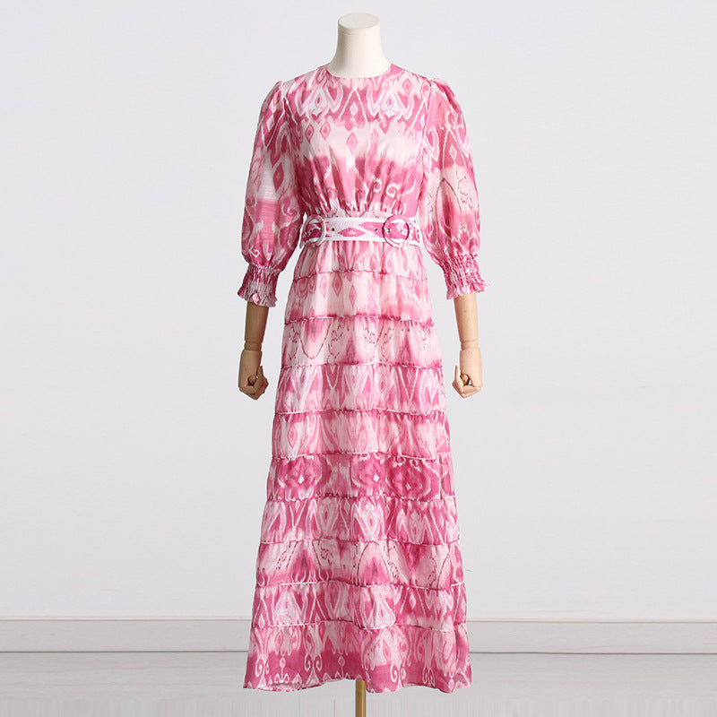 Bohemian Dress Floral Slimming Printed Dress