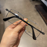 CHH Chrome Hearts Glasses Pure Titanium Square Myopia Glasses Frame