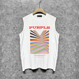 Purple Brand Tank T Shirts Sleeveless T-shirt Vest