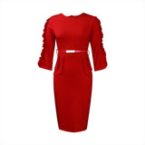 Women Dress Career Office Dress