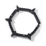 Bracelet Hip Hop Alloy Rhinestone Black Panther Bracelet ins Spectrum St. Valentine's