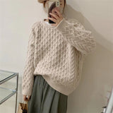 Women Pullover Sweater Sweater Thickened