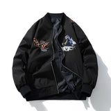 Mens Vintage Jackets Japanese Embroidered Jacket Baseball Suit Flight Suit
