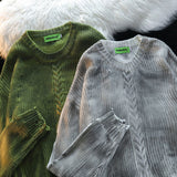 Women Sweater Hip Hop Knitted Top for Men and Women
