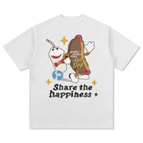 Unisex T Shirt Long Sleeve T-Shirt Loose Cotton