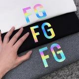 Fog Fear of God Essentials T Shirt Short Sleeve Loose Reflective Colorful Couple T-shirt