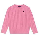 Ralph Lauren Knitted sweaters cotton thread ruff pony embroidery twist crew neck
