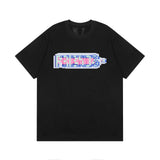 Vlone T Shirt Spring and Summer Mosaic Big V Pattern