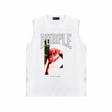 Purple Brand Tank T Shirts Sleeveless T-shirt Vest