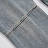 Men Jeans Ripped Worn Loose