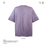 American vintage street T-shirt pure cotton men's and women's summer loose