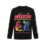 Hellstar long-sleeve T-shirt graffiti portrait print loose version casual long sleeve