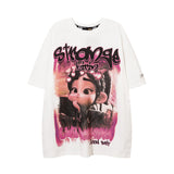 Men's T-Shirt Short-Sleeved T-shirt Men's and Women's Hip Hop
