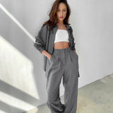 Women Co-Ords Autumn and Winter Suit Long Sleeve Casual