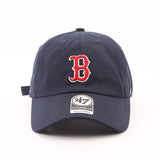 Dodgers and Yankees Baseball Cap 47brand Baseball Cap Female Summer Soft Top Big Logo B Navy Blue