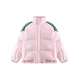 Unisex Coat Cotton Coat Winter Coat Couple Stand Collar