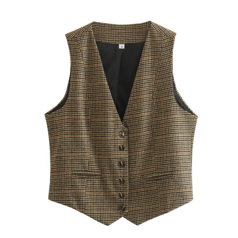 Women Vest Casual Fashion Slim Fit