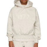 Fear of God Essentials Kids 1977 Hoodie Autumn and Winter American Style Loose Clothes Children's Clothing