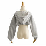 Women Hoodie Short All-Match Hoodies Hot Girls