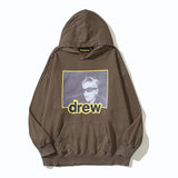 Drew House Hoodie Unisex Loose Casual Distressed Hoodie