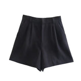 Women Vest Casual Shorts Suit