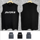 Purple Brand Tank T Shirts Sleeveless T-shirt Vest