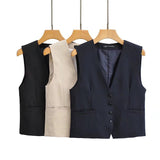 Women Vest Temperament Leisure Simple