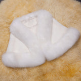 Women Fur Jacket Elegant Plush Shawl