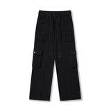 Cargo Pants Retro Distressed Hip Hop Multi-Pocket Workwear