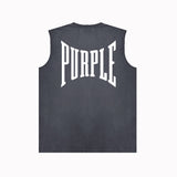 Purple Brand Tank T Shirts Sleeveless T-shirt Vest