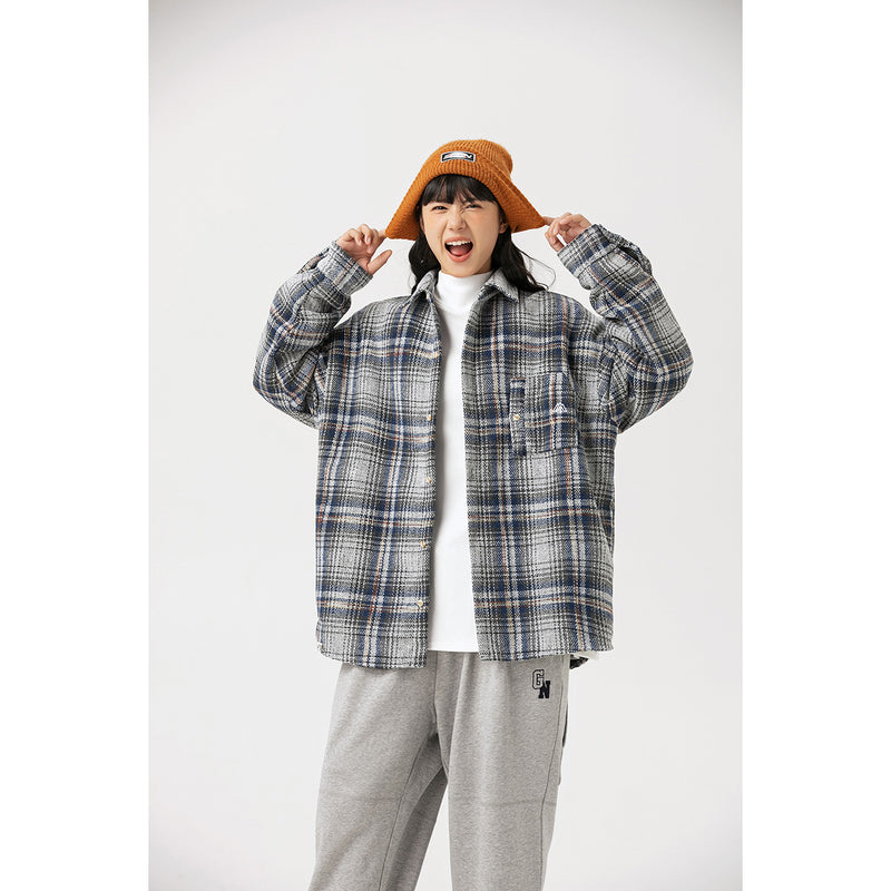 Unisex Shirt Vintage Plaid Couple