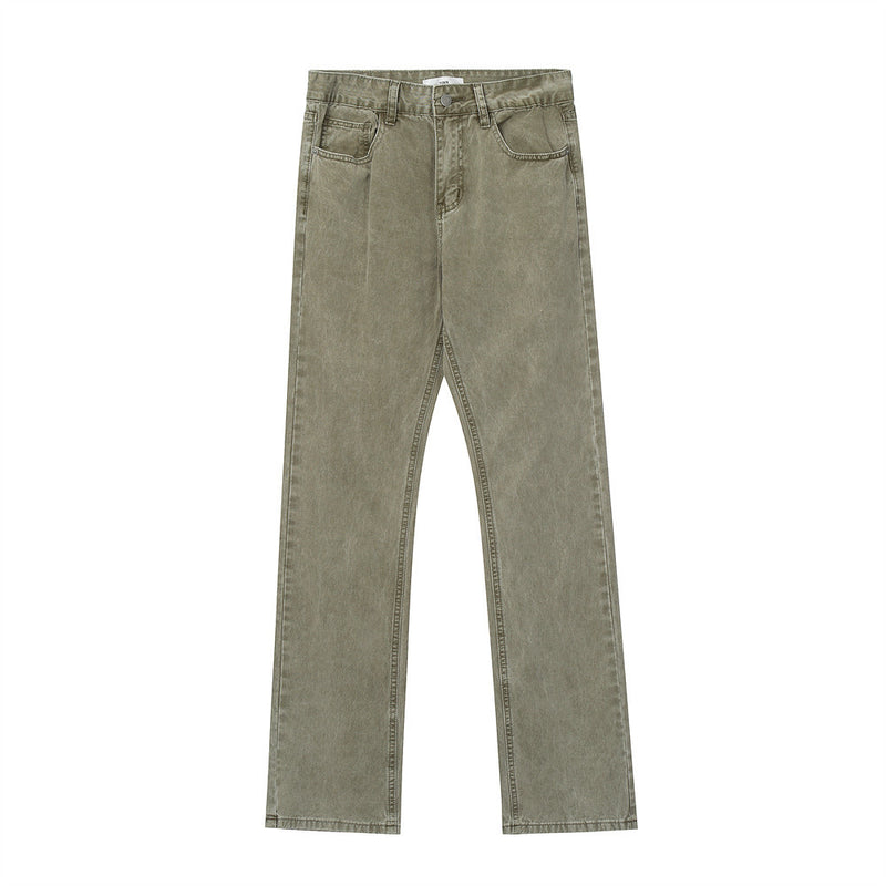Men Jeans Retro Distressed Loose Casual