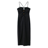 Women Dresses Elegant Suspenders Dress