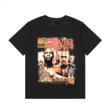 Vlone T Shirt Spring Summer Poster Crew Neck Pullover