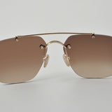 Chrome Hearts Sunglasses Frameless Ultra Light Titanium Pilot Sunglasses